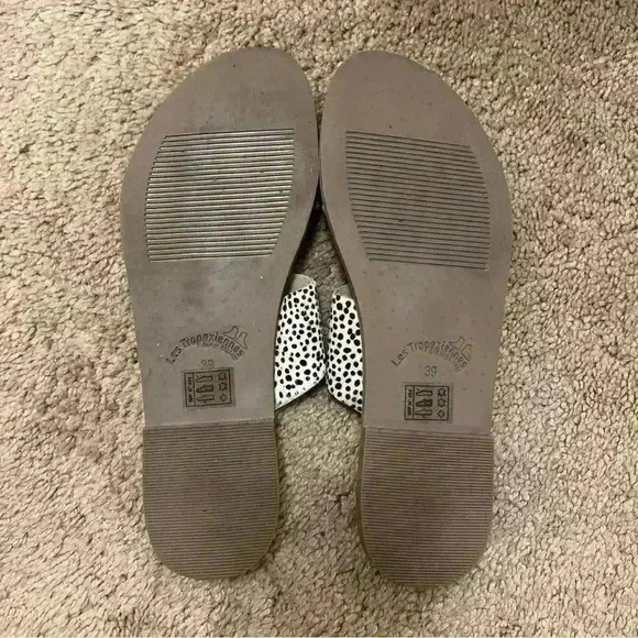 Les Tropeziennes Women's Brown & Tan Cheetah Print Sandals Size 39 (Fits 7.5-8) - Picture 2 of 3